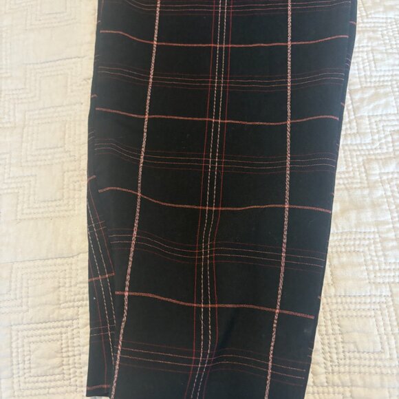 Plus Size Straight Plaid Pants - Picture 2 of 4